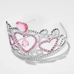 Claire's Club Pink Heart Crown