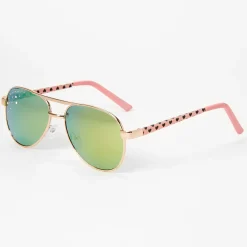Claire's Club Pink Heart Ombré Lens Heart Sunglasses