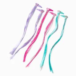 Claire's Club Puppies Faux Hair Snap Hair Clips - 6 Pack
