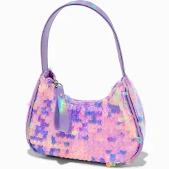 Claire's Club Purple Sequin Shoulder Bag