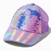 Claire's Club Purple Sequin Trucker Hat