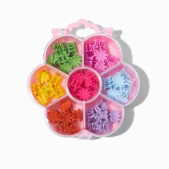 Claire's Club Rainbow Flower Mini Hair Claws - 20 Pack