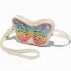 Claire's Club Rainbow Glitter Butterfly Crossbody Bag