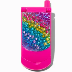 Claire's Club Rainbow Star Bling Flip Phone Lip Gloss Set