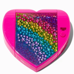 Claire's Club Rainbow Star Bling Heart Mechanical Lip Gloss Set