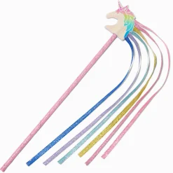Claire's Club Rainbow Unicorn Ribbon Wand