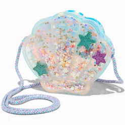Claire's Club Seashell Shaker Crossbody Bag