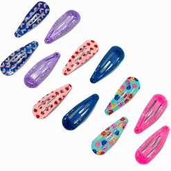 Claire's Club Space Icon Snap Hair Clips - 12 Pack