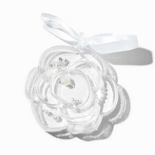 Claire's Club Special Occasion Rose Box Rings - 5 Pack