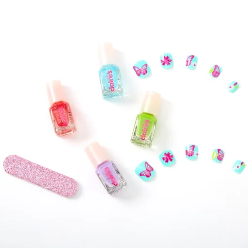 Claire's Club Springtime Nail Kit Treasure Chest