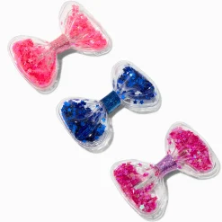 Claire's Club Star Confetti Shaker Hair Bow Clips - 6 Pack