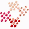 Claire's Club Strawberry Press On Vegan Faux Nail Set - 4 Pack