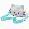 Claire's Club Tie Dye Cat Crossbody Bag