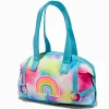Claire's Club Tie Dye Rainbow Small Duffel Bag