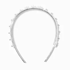 Claire's Club White Daisy Headband