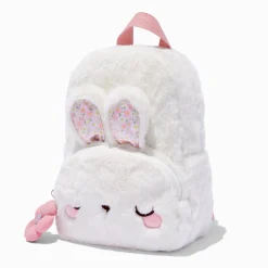 Claire's Club White Rabbit Dome Backpack