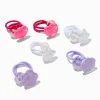 Claire's Pink Mixed Hair Ties - 6 Pack