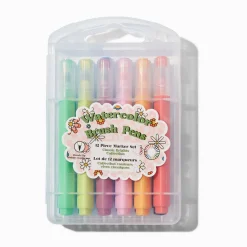 Classic Brights Watercolor Brush Tip Marker Set - 12 Pack