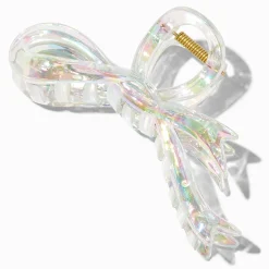 Clear Bow Hair Claw