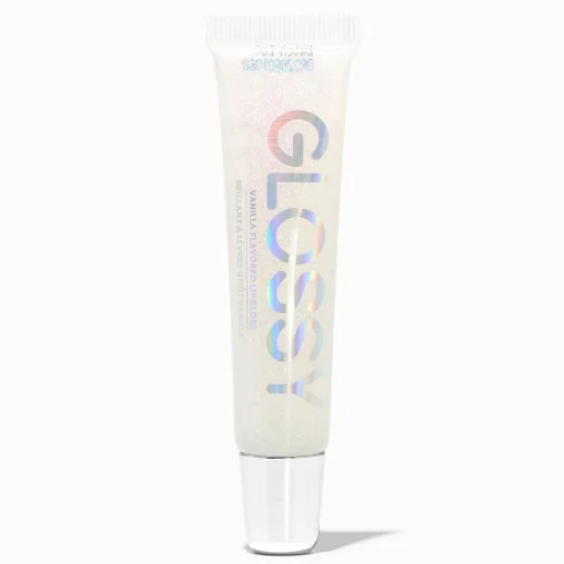 Clear Glossy Glitter Lip Gloss