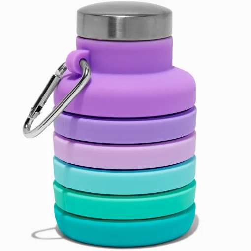 Collapsible Pastel Ombré Water Bottle