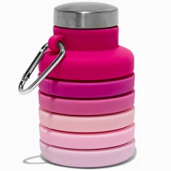 Collapsible Pink Ombré Water Bottle