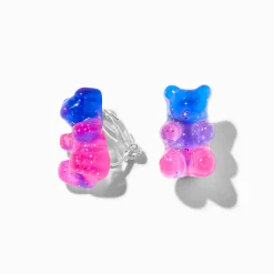 Colorblock Gummy Bears® Clip-On Earrings