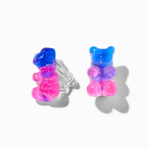 Colorblock Gummy Bears® Clip-On Earrings