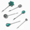 Cowgirl Turquoise Western Bobby Pins - 6 Pack