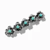 Cowgirl Western Turquoise Flower Hair Barrette Clip