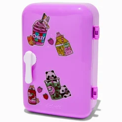 Critter Drinks Purple Iridescent Fridge Lip Balm Set - 4 Pack