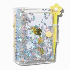 Daisy Shaker Clear Mini Journal Notebook