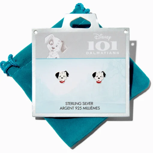 Disney 101 Dalmatians Pup Sterling Silver Stud Earrings