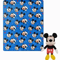 Disney Mickey Mouse Hugger Pillow & Silk Touch Throw Set