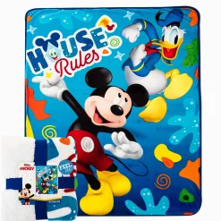 Disney Mickey Mouse Oversized Silk Touch Sherpa Throw Blanket