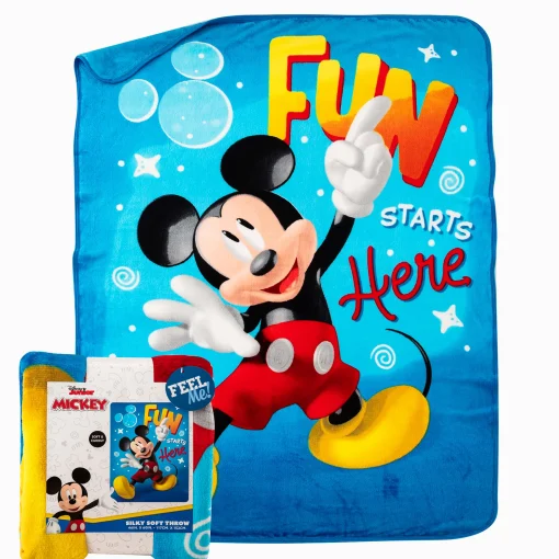 Disney Micky Mouse Touch Throw Blanket