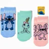 Disney Stitch BFF No-Show Socks - 3 Pack