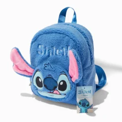Disney Stitch Claire's Exclusive Furry Backpack