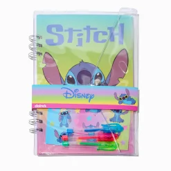 Disney Stitch Claire's Exclusive Summer Spiral Notebook & Stationery Set