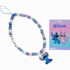 Disney Stitch Claire's Exclusive BFF Beaded Phone Wrist Strap