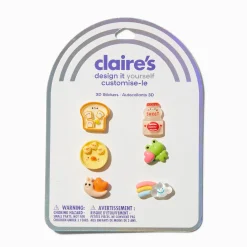 DIY 3D Food Stickers - 6 Pack