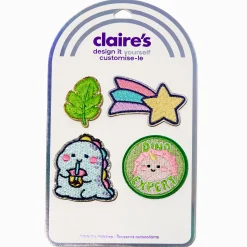 DIY Dinosaur Stick-On Patches - 4 Pack