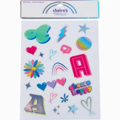 DIY 'A' Initial Stickers