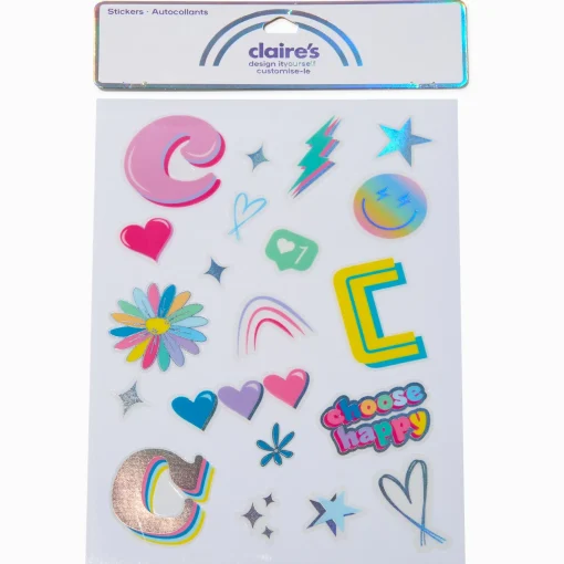 DIY 'C' Initial Stickers