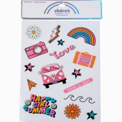 DIY 'Happy Girl Summer' Stickers