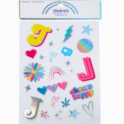 DIY 'J' Initial Stickers