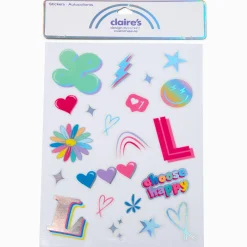 DIY 'L' Initial Stickers