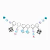 Edgy Dice Rave Earring Stackables Set - 6 Pack