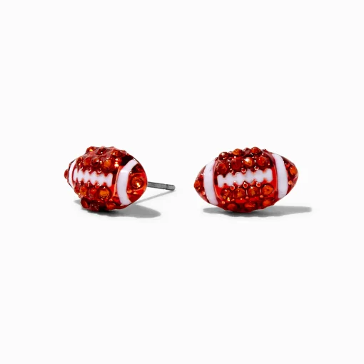 Football Stud Earrings