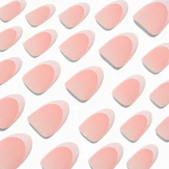 French Tip Squoval Vegan Faux Nail Set - 24 Pack